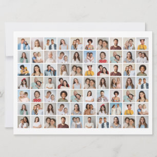 Create Your Own 70 Photo Collage Greeting Card