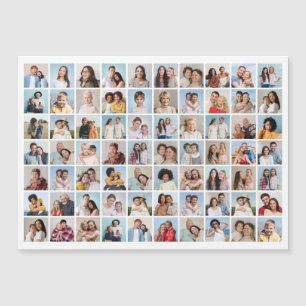 Create Your Own 70 Photo Collage Magnetic Card