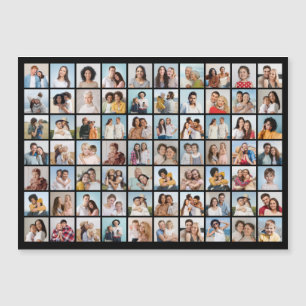 Create Your Own 70 Photo Collage Magnetic Card