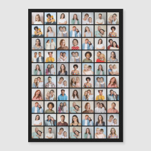 Create Your Own 70 Photo Collage Magnetic Invitation