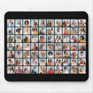 Create Your Own 70 Photo Collage Mouse Mat