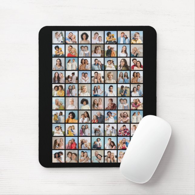 Create Your Own 70 Photo Collage Mouse Mat (With Mouse)