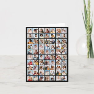 Create Your Own 70 Photo Collage Note Card