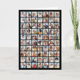 Create Your Own 70 Photo Collage Note Card