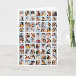 Create Your Own 70 Photo Collage Note Card