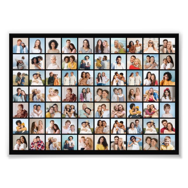 Create Your Own 70 Photo Collage Photo Enlargement (Front)