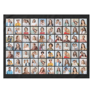 Create Your Own 70 Photo Collage Tablecloth