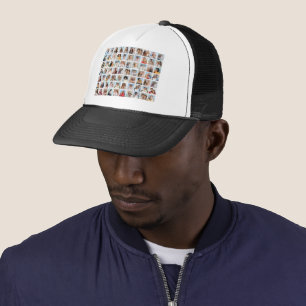 Create Your Own 70 Photo Collage Trucker Hat
