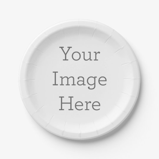 Create Your Own 7 Inch Paper Plate Zazzle