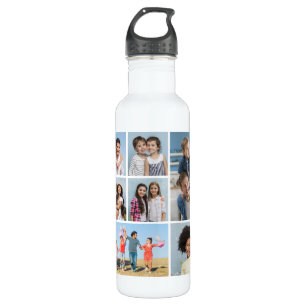 Create Your Own 7 Photo Collage 710 Ml Water Bottle