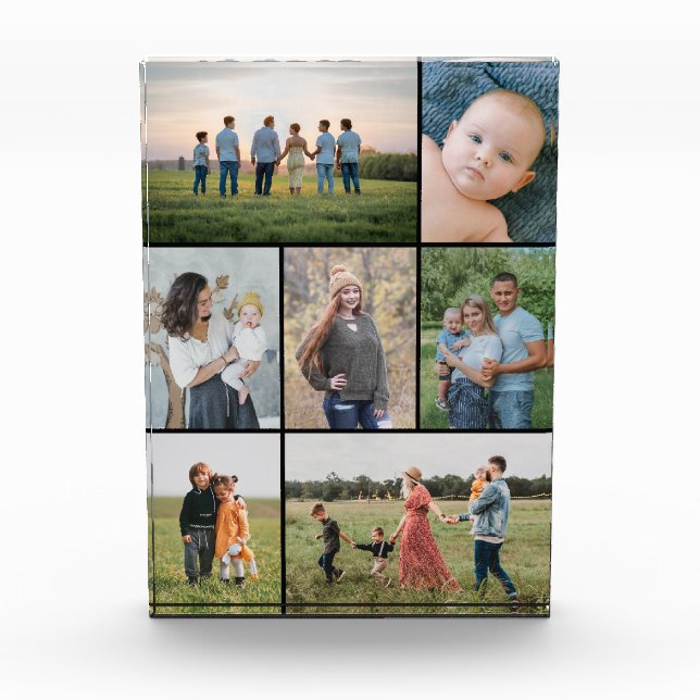 Create Your Own 7 Photo Collage Block (Front)