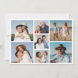 Create Your Own 7 Photo Collage Card