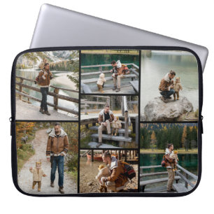 Create Your Own 7 Photo Collage Electronics Bag