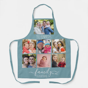 Create Your Own 7 Photo Collage Family Name Blue Apron