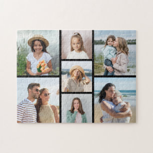 Create Your Own 7 Photo Collage Jigsaw Puzzle
