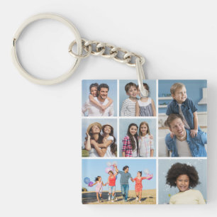 Create Your Own 7 Photo Collage  Key Ring