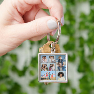 Create Your Own 7 Photo Collage Key Ring