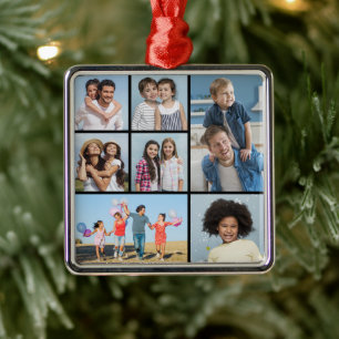  Create Your Own 7 Photo Collage  Metal Tree Decoration