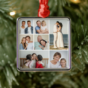  Create Your Own 7 Photo Collage  Metal Tree Decoration