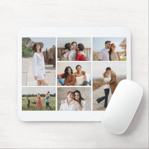 Create Your Own 7 Photo Collage Mouse Mat