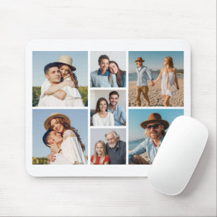 Create Your Own 7 Photo Collage Mouse Mat