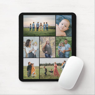 Create Your Own 7 Photo Collage Mouse Mat