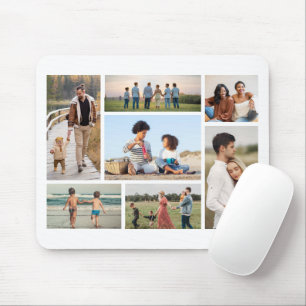 Create Your Own 7 Photo Collage Mouse Mat