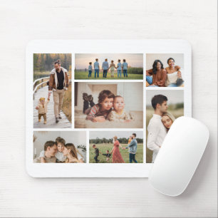 Create Your Own 7 Photo Collage Mouse Mat