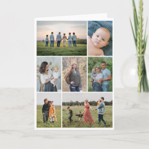 Create Your Own 7 Photo Collage Note Card