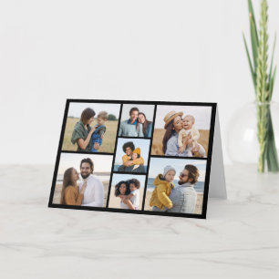 Create Your Own 7 Photo Collage Note Card