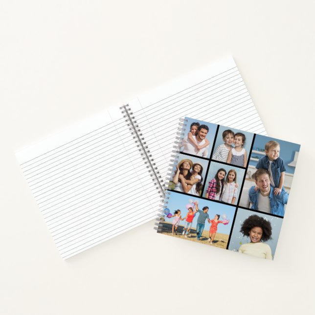  Create Your Own 7 Photo Collage  Notebook (Inside)