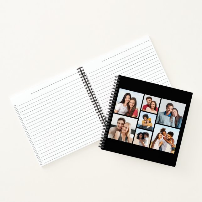Create Your Own 7 Photo Collage Notebook (Inside)