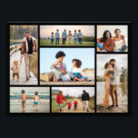 Create Your Own 7 Photo Collage Photo Enlargement<br><div class="desc">Create your own 7 Photo Collage for Christmas, Birthdays, Weddings, Anniversaries, Graduations, Father's Day, Mother's Day or any other Special Occasion, with our easy-to-use design tool. Add your favourite photos of friends, family, vacations, hobbies and pets and you'll have a stunning, one-of-a-kind photo collage. Our custom photo collage is perfect...</div>