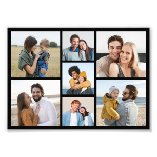 Create Your Own 7 Photo Collage Photo Enlargement Print