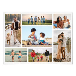 Create Your Own 7 Photo Collage Photo Enlargement Print