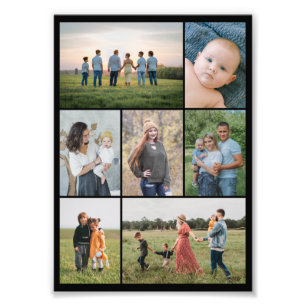 Create Your Own 7 Photo Collage Photo Enlargement Print