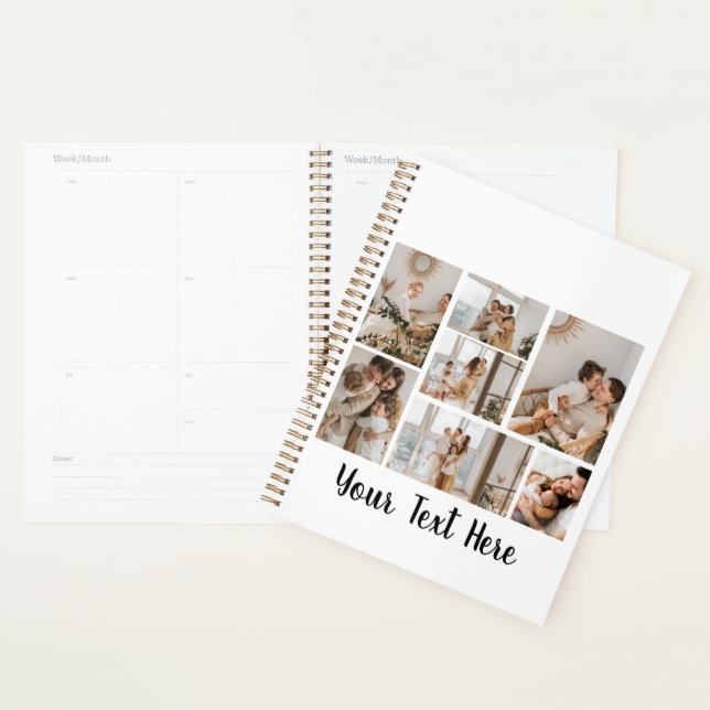 Create Your Own 7 Photo Collage Planner (Display)