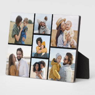 Create Your Own 7 Photo Collage Plaque