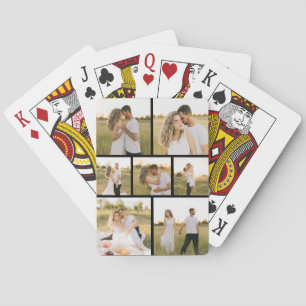 Create Your Own 7 Photo Collage Playing Cards