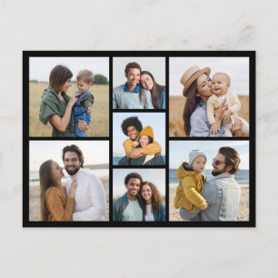 Create Your Own 7 Photo Collage Postcard