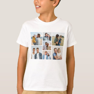 Create Your Own 7 Photo Collage T-Shirt