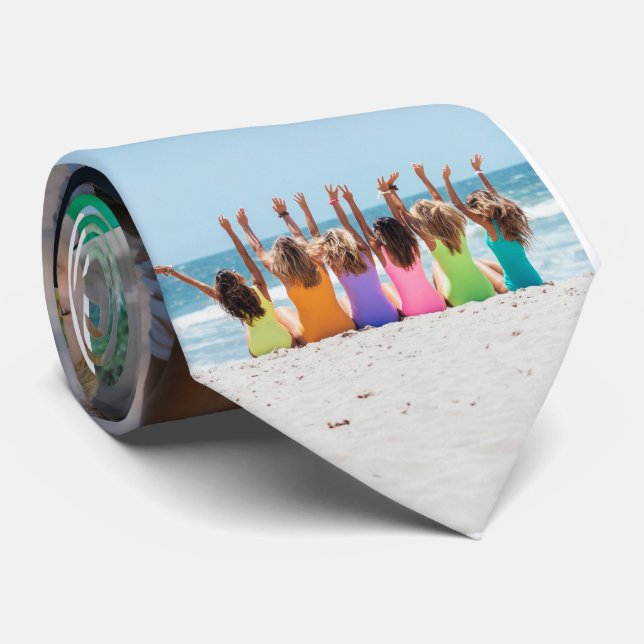 Create Your Own 7 Photo Collage Tie (Rolled)