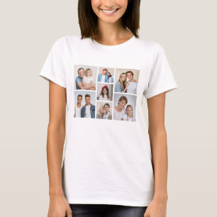 Create Your Own 7 Photo Collage Women's T-Shirt