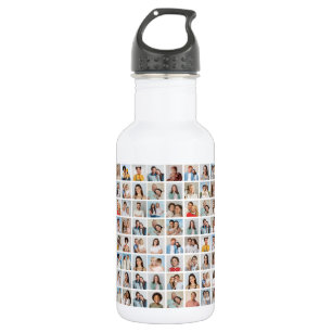 Create Your Own 80 Photo Collage 532 Ml Water Bottle