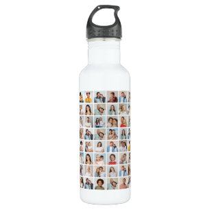 Create Your Own 80 Photo Collage 710 Ml Water Bottle