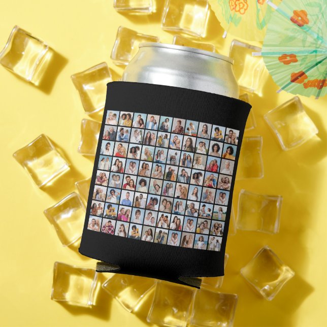 Create Your Own 80 Photo Collage  Can Cooler (In Situ Summer)