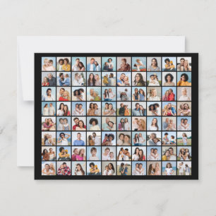 Create Your Own 80 Photo Collage  Card