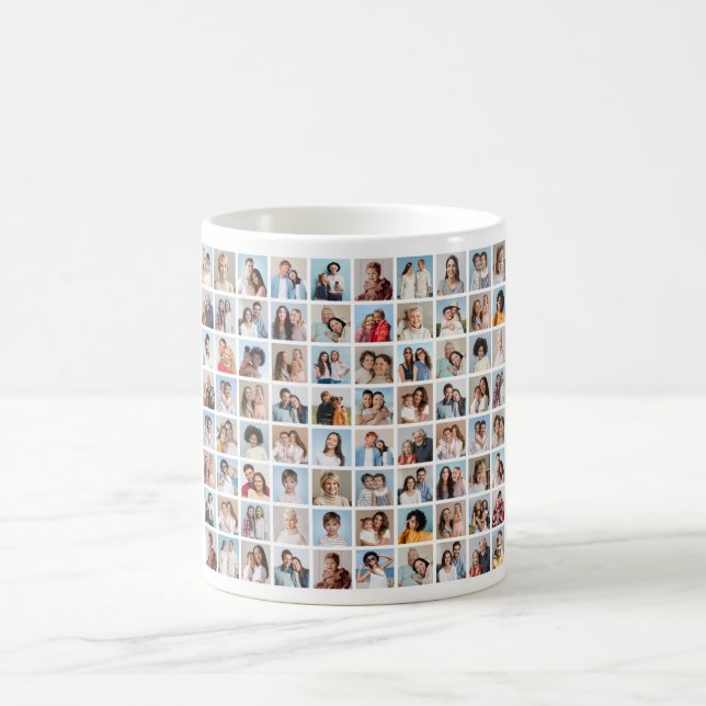 Create Your Own 80 Photo Collage  Coffee Mug (Center)