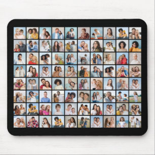 Create Your Own 80 Photo Collage Editable Colour  Mouse Mat