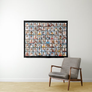 Create Your Own 80 Photo Collage Editable Colour Tapestry